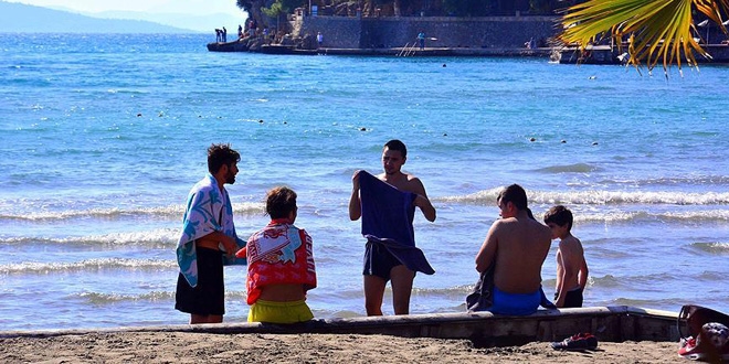 Muğla'da ekim ayında deniz keyfi