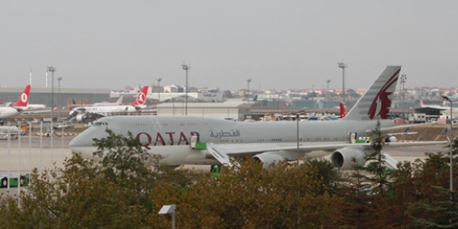 Katar Emiri Şeyh Temim, İstanbul'a geldi