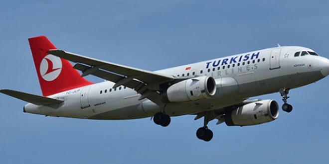 THY u�a�� Paris'te kald�