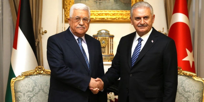 Babakan Yldrm, Filistin Devlet Bakan Abbas ile grt