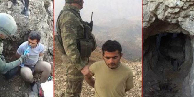 Yaralı PKK'lı böyle yakalandı
