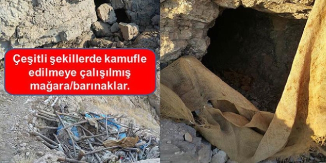 Şırnak'ta 4 mağara ve 2 tünel kullanılamaz hale getirildi