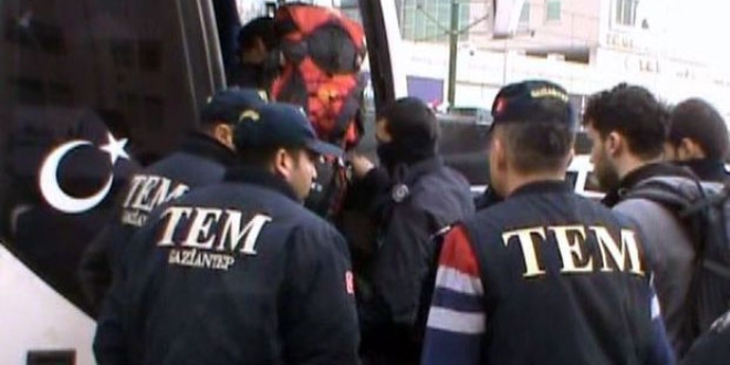 Gaziantep'te DEA operasyonu: 10 kii tutukland
