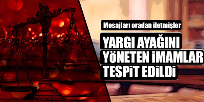 Yargı ayağını 21 sivil imam yönetmiş