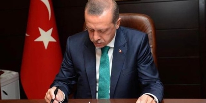 Cumhurbakan Erdoan'dan kanun onay