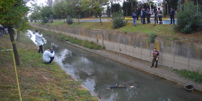 Sakarya'da derede erkek cesedi bulundu