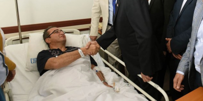 Erdo�an'dan, Tezcan'a ge�mi� olsun telefonu