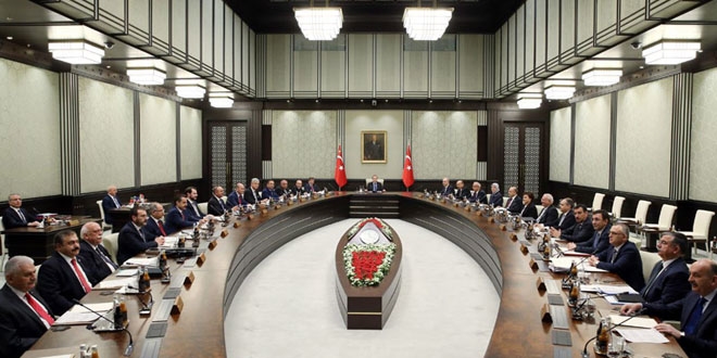 Bakanlar Kurulu toplantısı sona erdi