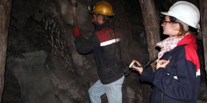 Madencilerin canı kadın mühendise emanet