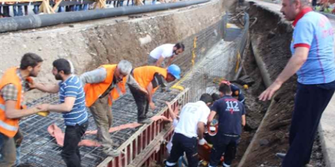 Erzurum'da göçük: 1 işçi öldü, 2 işçi kurtarıldı