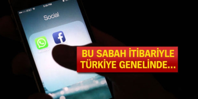 Sosyal medya ağlarına erişim yavaşladı