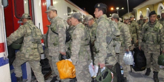 Vagon vagon asker sevkiyatı