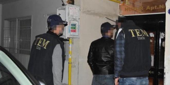 İzmir'de terör operasyonu: 9 gözaltı