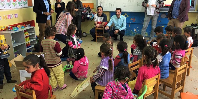 Kanserli çocuklardan sevgi dolu hediye