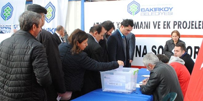 Ataköy Yat Limanı projesi için oylama sona erdi