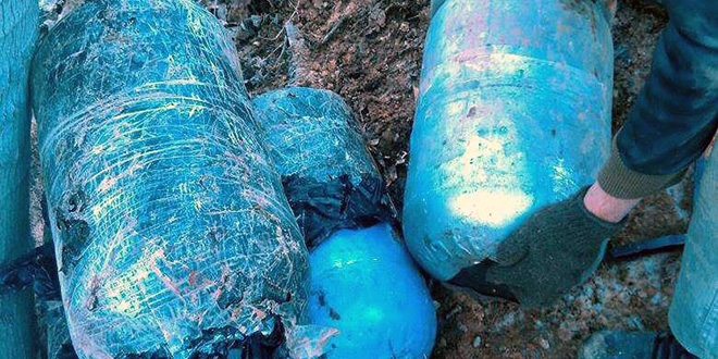 Tunceli'de 250 kilogramlık el yapımı patlayıcı imha edildi