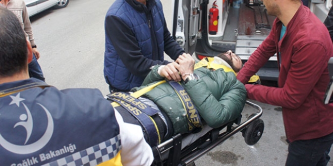 Firari hükümlü polisten kaçarken ayağını kırdı