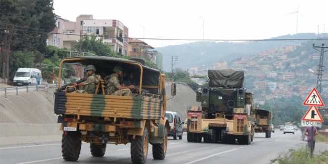 S�n�ra askeri sevkiyat