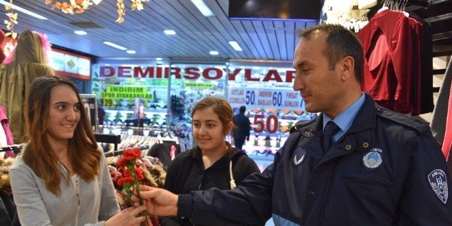 Zabıtalardan farkındalık eylemi