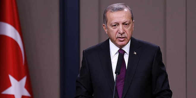 Erdoğan'dan şehit ailelerine taziye telgrafı