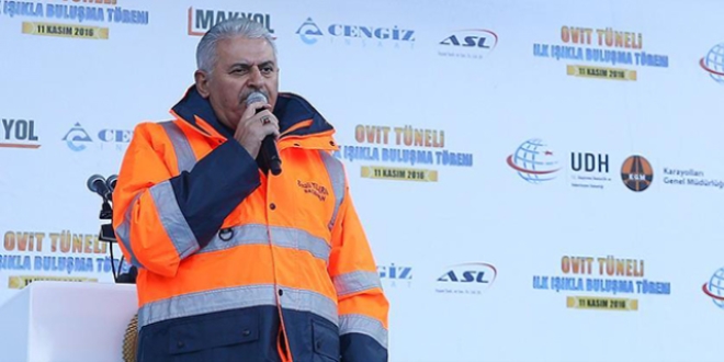 Ovit Tünelleri 2017 sonunda hizmete giriyor