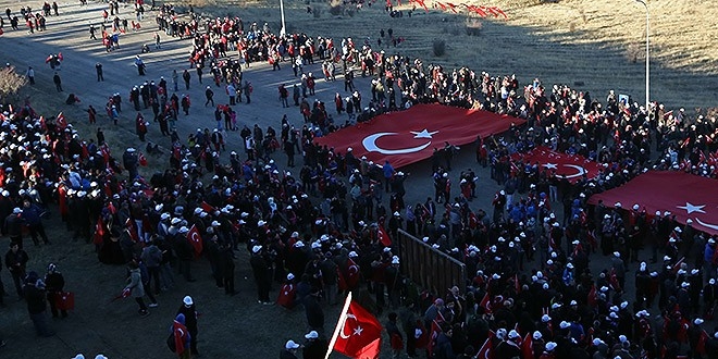 Erzurum'da binler tarihine yürüdü