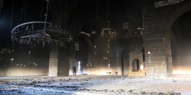 Teröristlerin camilere verdiği tahribat ortaya çıktı