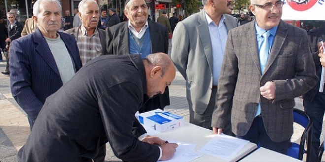 Başkanlık sistemine destek için imza kampanyası