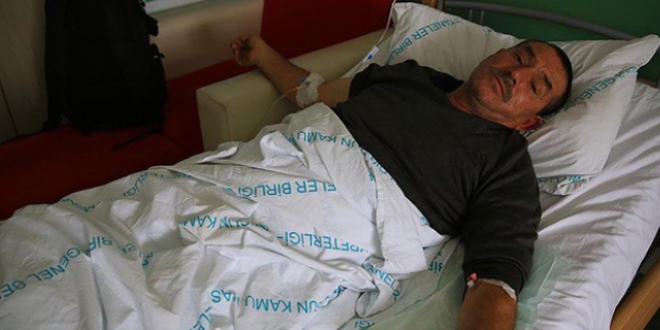 Silahla vuruldu 'lastik patladı' sanıp yola devam etti
