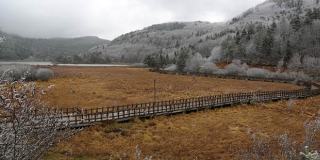 Abant'ta kar ya���� ba�lad�