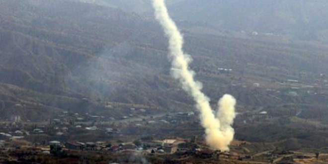 Taciz ateşi açan PKK'lılara bomba yağdı