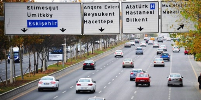 'Ankara'da trafie kaytl bir milyon 800 bin ara var'