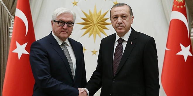 Erdoğan, Almanya Dışişleri Bakanını kabul etti