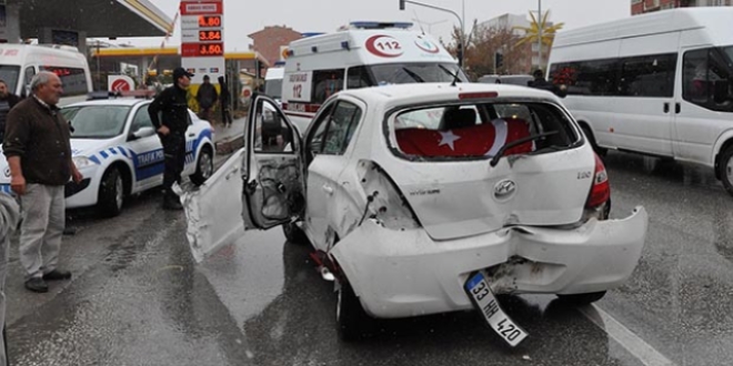 Yozgat'ta trafik kazas: 1 l