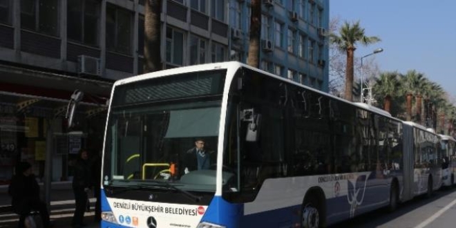 Denizli'de, KPSS girecek adaylara otobsler cretsiz hizmet verecek
