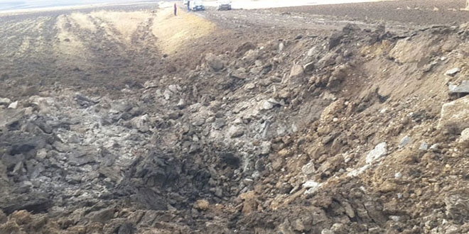 PKK'llar amura saplanan bomba ykl minibs patlatt