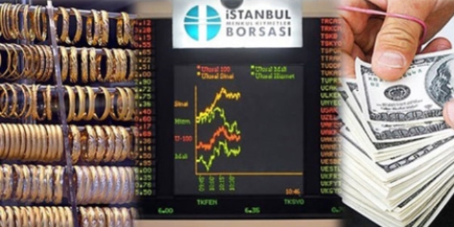 Bu hafta borsa ve d�viz kazand�rd�, alt�n kaybettirdi