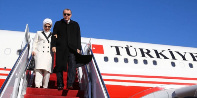 Cumhurba�kan� Erdo�an �stanbul'a geldi