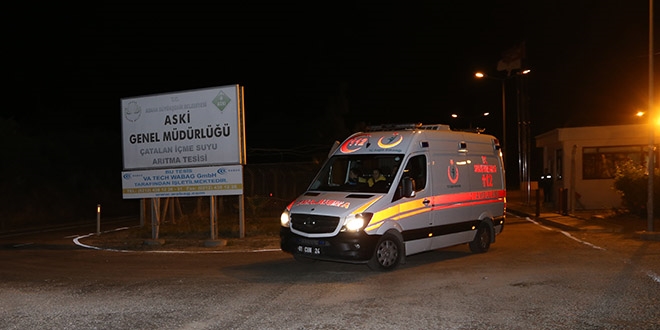 Adana'da su arıtma havuzuna düşen işçi boğuldu