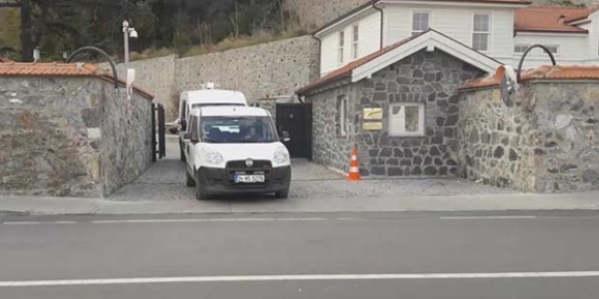 Almanya Konsolosluğu rezidansında havan mermisi bulundu
