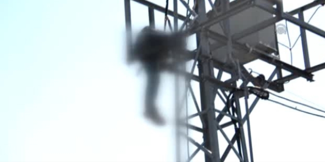 Konya'da elektrik akımına kapılan işçi yaralandı