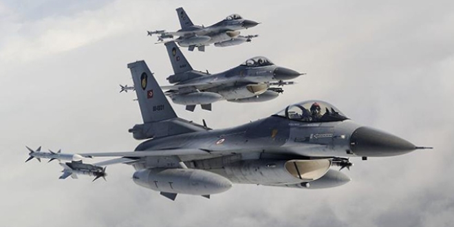 Türk savaş uçakları, PKK hedeflerini yerle bir etti