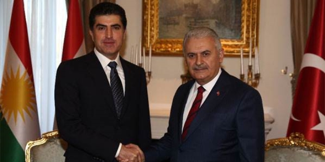 Barzani ile yaşanan gelişmelere ilişkin görüş alışverişinde bulunuldu