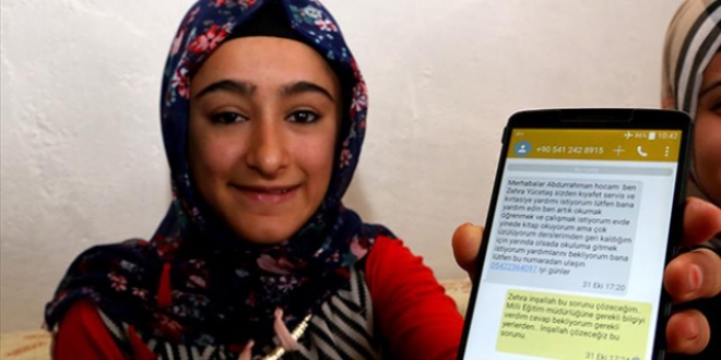 'Okumak istiyorum' mesajıyla hayatı değişti