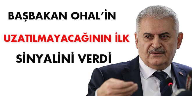 Başbakan'dan 'OHAL' açıklaması