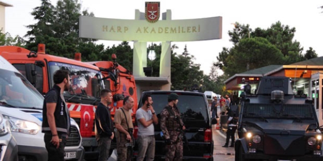 Darbenin merkez üssü Gülen kütüphanesi gibi