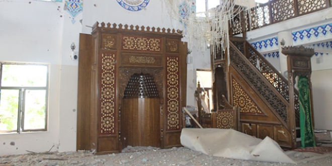 Terör örgütü camileri 'karargah' gibi kullanmış