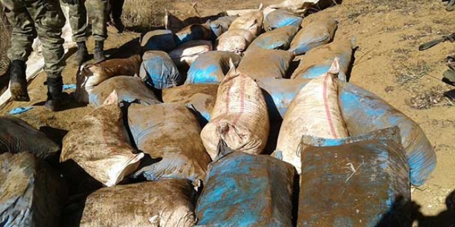 PKK'ya yönelik operasyonda 2 ton gübre ele geçirildi