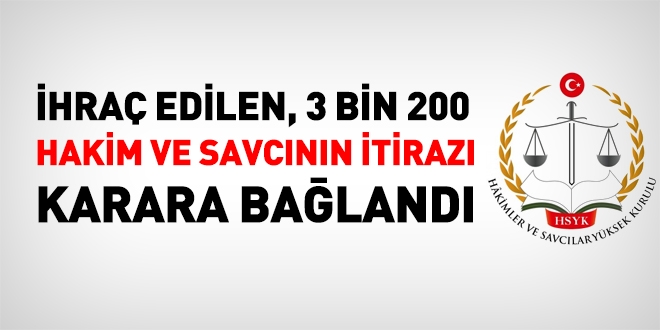 HSYK, hakim ve savcı itirazlarını karara bağladı