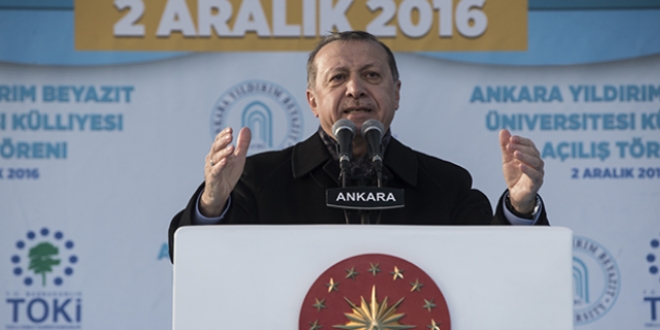 Erdoğan'dan 'Başkan Erdoğan' tezahüratlarına yanıt